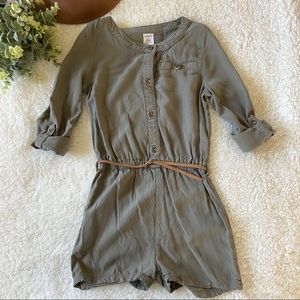 Olive green, Carter’s brand, jumpsuit